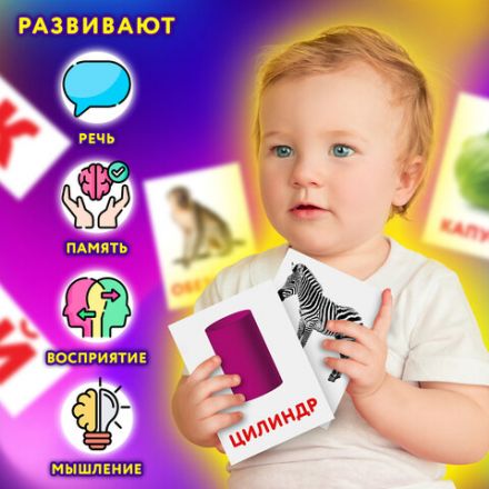 Карточки Домана, 8 развивающих брошюр по методике ГЛЕННА ДОМАНА, 145 изображений, ЮНЛАНДИЯ, 691022