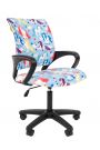 Кресло Chairman Kids 103 Россия ткань единороги LT (чер)