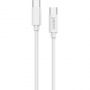 Кабель USB PERO DC-08 PD Type-C to Type-C, 1m, White