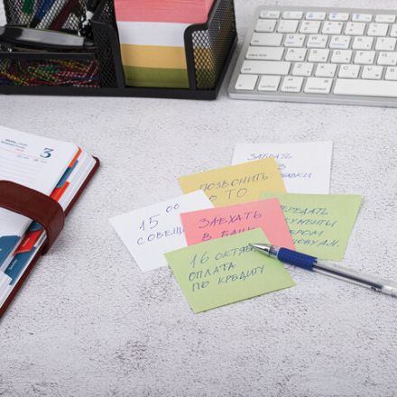 Блок для записей STAFF, проклеенный, куб 8х8 см, 800 листов, цветной, 120383 Блок для записей STAFF, проклеенный, куб 8х8 см, 800 листов, цветной, 120383