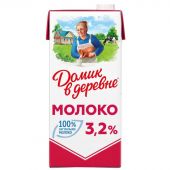 Молоко Домик в Деревне 3,2% 950г, 12 шт/упак