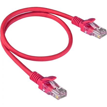 Патч-корд ExeGate UTP-RJ45-RJ45-5e-1,5M-RD, 5e, 1.5м, красный <EX258670RUS