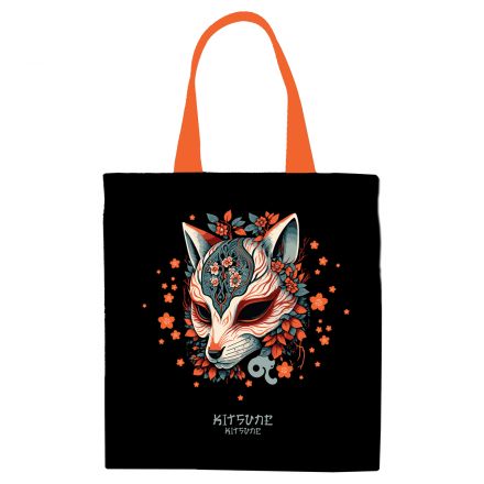 Сумка-шоппер MESHU "Kitsune", 33*40см, канвас, с карманом Сумка-шоппер MESHU "Kitsune", 33*40см, канвас, с карманом