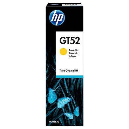 Чернила HP GT52 (M0H56AE) для InkTank 315/410/415, SmartTank 500/515/615 желтые, ресурс 8000 страниц, оригинальные Чернила HP GT52 (M0H56AE) для InkTank 315/410/415, SmartTank 500/515/615 желтые, ресурс 8000 страниц, оригинальные