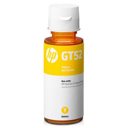 Чернила HP GT52 (M0H56AE) для InkTank 315/410/415, SmartTank 500/515/615 желтые, ресурс 8000 страниц, оригинальные Чернила HP GT52 (M0H56AE) для InkTank 315/410/415, SmartTank 500/515/615 желтые, ресурс 8000 страниц, оригинальные