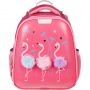 Ранец Basic Flamingo,2 отд., эргоном. спинка, экокожа, светящ.кант Ранец Basic Flamingo,2 отд., эргоном. спинка, экокожа, светящ.кант