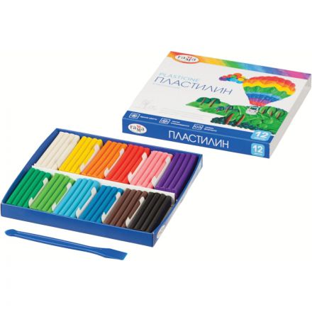 Пластилин Гамма КЛАССИЧЕСКИЙ 12 цв, со стеком, к/к 240 г, 281033 Пластилин Гамма КЛАССИЧЕСКИЙ 12 цв, со стеком, к/к 240 г, 281033