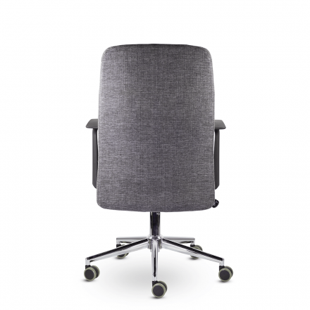 Кресло М-903 Софт хром Ср Moderno 02 (Серый)