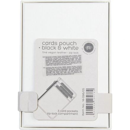 Картхолдер на молнии black&white.модный паттерн,11.5x0,7x7,5см 14-096/05 Картхолдер на молнии black&white.модный паттерн,11.5x0,7x7,5см 14-096/05