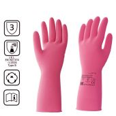 Перчатки латексные КЩС, сверхпрочные, плотные, хлопковое напыление, размер 8,5-9, L (большой), красные, HQ Profiline, 73585 Перчатки латексные КЩС, сверхпрочные, плотные, хлопковое напыление, размер 8,5-9, L (большой), красные, HQ Profiline, 73585