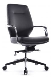 Кресло Alonzo-M В1711 Чёрный (A8) натуральная кожа 68*68*102-108