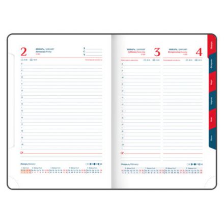 Ежедневник датированный 2026 А5 148х218 мм, GALANT "Ritter", под кожу, бордовый, 117493 Ежедневник датированный 2026 А5 148х218 мм, GALANT "Ritter", под кожу, бордовый, 117493