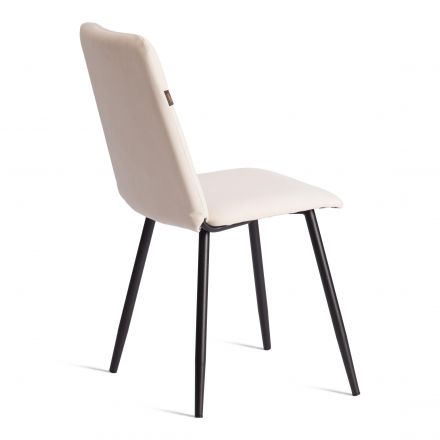 Стул обеденный Asti TREND, велюр, молочный/черный, 4