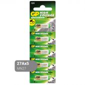 Батарейка Батарейки GP 27A, 12V, алкалин., бл/5шт (GP 27AFRA-2C5) Батарейка Батарейки GP 27A, 12V, алкалин., бл/5шт (GP 27AFRA-2C5)