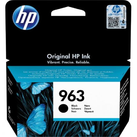 Картридж струйный HP 963 3JA26AE чер. для OJ Pro 9010/9020 Картридж струйный HP 963 3JA26AE чер. для OJ Pro 9010/9020