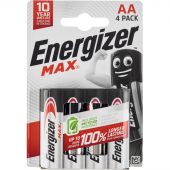 Батарейка Energizer MAX LR6/E91/AA BL4 4шт/бл (7638900437645) Батарейка Energizer MAX LR6/E91/AA BL4 4шт/бл (7638900437645)