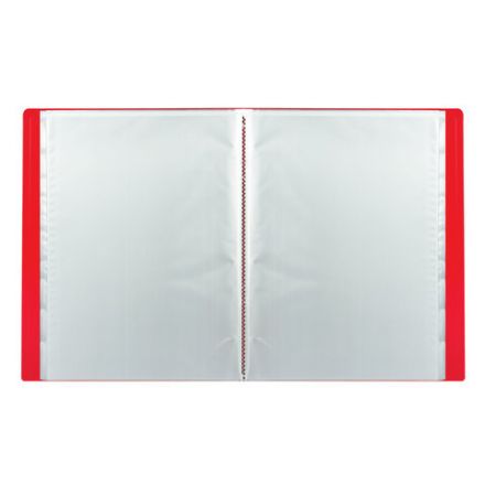 Папка 60 вкладышей STAFF, красная, 0,5 мм, 225706