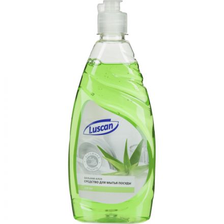 Средство для мытья посуды Luscan Бальзам-Алоэ 500мл флип-топ Средство для мытья посуды Luscan Бальзам-Алоэ 500мл флип-топ