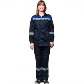 Костюм рабочий летний жен. л20-КБР син/вас (р.56-58) 170-176