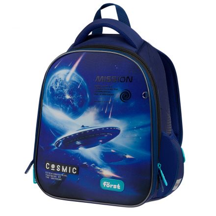 Ранец Först F-Top облегченный "Cosmic" 36*28*15см, 2 отделения, 2 кармана, анатомическая спинка Ранец Först F-Top облегченный "Cosmic" 36*28*15см, 2 отделения, 2 кармана, анатомическая спинка