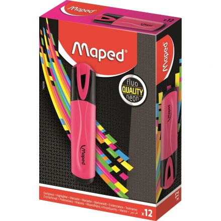 Маркер текстовыделитель Maped FLUO PEP'S CLASSIC 1-5 мм, розовый,742536 Маркер текстовыделитель Maped FLUO PEP'S CLASSIC 1-5 мм, розовый,742536