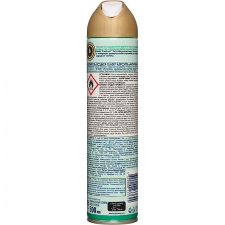 Освежитель воздуха Glade Аэрозоль Антитабак, 300 мл Освежитель воздуха Glade Аэрозоль Антитабак, 300 мл