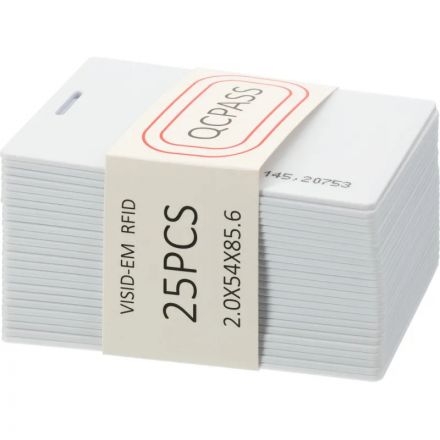 Карта бесконтактная Bigtech EM-Marine толст чтен с прорез,с номер 100шт/уп