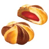 Печенье БЕЛОГОРЬЕ "Шапито", сдобное с клубничной начинкой, 2,3 кг, весовое, гофрокороб, 37-10