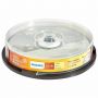 Диск CD-R PHILIPS, 700 Мб, 52x, Cake Box (упаковка на шпиле), КОМПЛЕКТ 10 шт., CR7D5SB10/97 Диск CD-R PHILIPS, 700 Мб, 52x, Cake Box (упаковка на шпиле), КОМПЛЕКТ 10 шт., CR7D5SB10/97