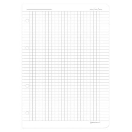 Сменный блок для тетради на кольцах А5 120 л., BRAUBERG, ПОВЫШЕННОЙ ПЛОТНОСТИ, белый, 403638 Сменный блок для тетради на кольцах А5 120 л., BRAUBERG, ПОВЫШЕННОЙ ПЛОТНОСТИ, белый, 403638