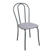 Стул для столовых UD_Вереск СМ7/6-05 карк сереб.металл, к/з серый К-03 Стул для столовых UD_Вереск СМ7/6-05 карк сереб.металл, к/з серый К-03
