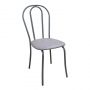 Стул для столовых UD_Вереск СМ7/6-05 карк сереб.металл, к/з серый К-03