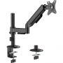 Кронштейн UNITEKI FMGT91PIPE для монитора, со струбциной, газлифт, 17-35
