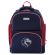 Рюкзак BRAUBERG CLASSIC, легкий каркас, премиум материал, "Lion", синий, 37х32х21 см, 228829