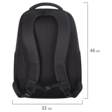 Рюкзак BRAUBERG FUNCTIONAL с отделением для ноутбука, 2 отделения, нагрудный ремешок, "Impulse", 46х16х32 см, 229875 Рюкзак BRAUBERG FUNCTIONAL с отделением для ноутбука, 2 отделения, нагрудный ремешок, "Impulse", 46х16х32 см, 229875