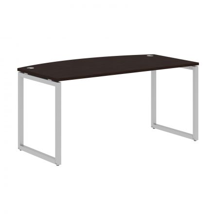Стол руководителя XQET 169 Легно темный/Алюминий 1600х867х750 Стол руководителя XQET 169 Легно темный/Алюминий 1600х867х750