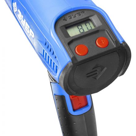 Фен технический  ЗУБР ФТ-П2000 М2Д, керамический, ЖК-дисплей, 2000Вт Фен технический  ЗУБР ФТ-П2000 М2Д, керамический, ЖК-дисплей, 2000Вт