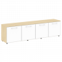 Yalta Тумба модульная LT.TS-4.6 white Акация/Стекло white 2188*450*580