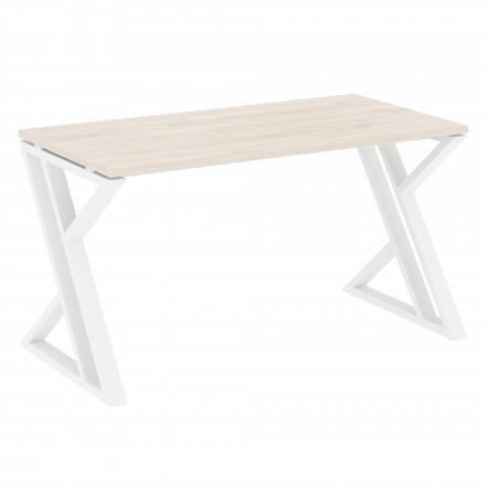 Loft Стол рабочий VR.L-SRZ-3.7 Денвер светлый/Белый металл 1380*720*750