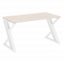 Loft Стол рабочий VR.L-SRZ-3.7 Денвер светлый/Белый металл 1380*720*750