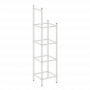 Loft Угловой проходной переходной модуль VR.L-SL.UPK-4.3.3 Белый металл 446*446*1869