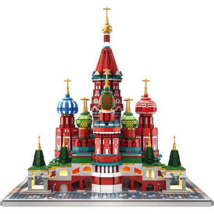 Конструктор Архитектура России Храм Василия Блаженного, 4646дет звук свет Конструктор Архитектура России Храм Василия Блаженного, 4646дет звук свет