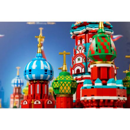 Конструктор Архитектура России Храм Василия Блаженного, 4646дет звук свет Конструктор Архитектура России Храм Василия Блаженного, 4646дет звук свет