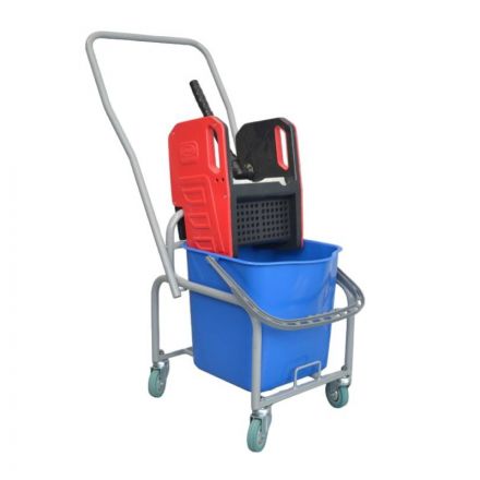 Тележка уборочная с отжимом мет.каркас без верхнего лотка 1x25л 21EF/1 Тележка уборочная с отжимом мет.каркас без верхнего лотка 1x25л 21EF/1