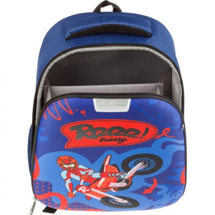 Ранец №1School Light Moto freestyle, 1 отд