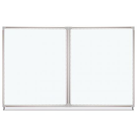 Доска магнитно-маркерная 3-х элементная 100х150/300 см, 5 рабочих поверхностей, белая, STAFF, 238010