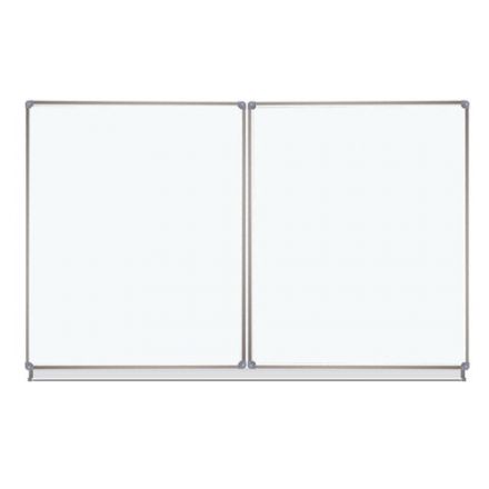 Доска магнитно-маркерная 3-х элементная 100х150/300 см, 5 рабочих поверхностей, белая, STAFF, 238010