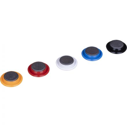 Магнитный держатель для досок Комус 30 мм, 5шт/уп.Бел,черн,син,красн,оранж Магнитный держатель для досок Комус 30 мм, 5шт/уп.Бел,черн,син,красн,оранж