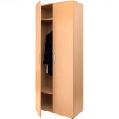 Шкаф MET_для одежды Школа широкий 80x42x195 бук