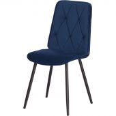 Стул Комус Мебель FRANK велюр, 47х54х86, Blue (синий) Стул Комус Мебель FRANK велюр, 47х54х86, Blue (синий)